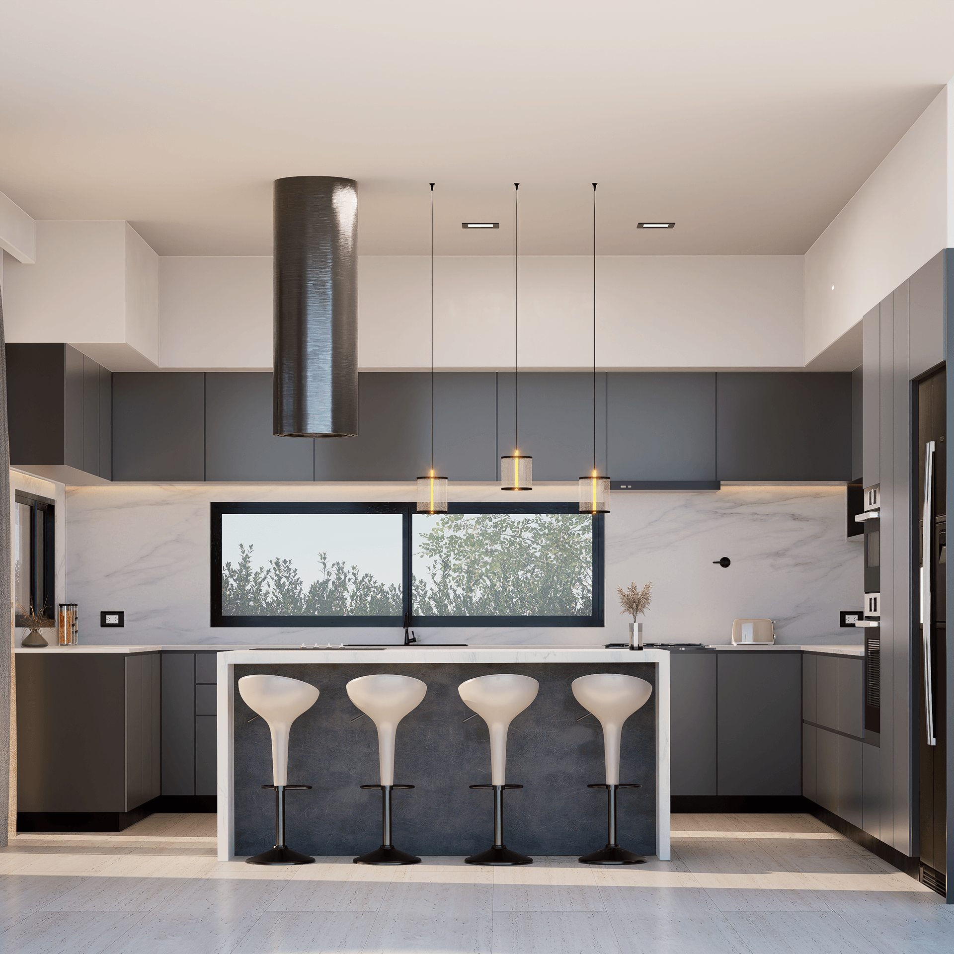 ARQUITECTURA - FACHADAS RENDERS 小别墅-2