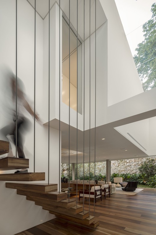 巴西圣保罗简约别墅,融入自然的绿意生活-27