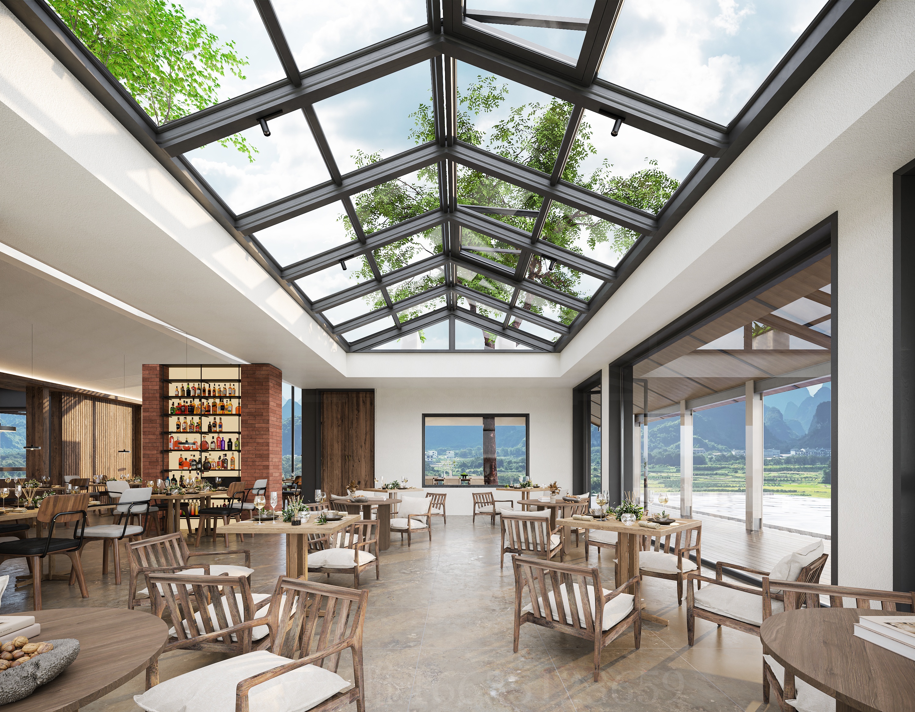 户外酒馆餐厅-1