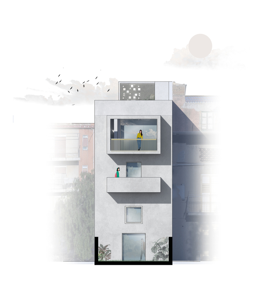 意大利 Favara 老城区现代绿色住宅丨Lillo Giglia Architecture-46