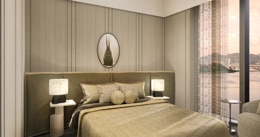 珠海琴澳湾1号「雲玺」425㎡超级大平层丨中国珠海丨建筑设计为Aedas凯达环球,室内设计为Yabu Pushelberg-40