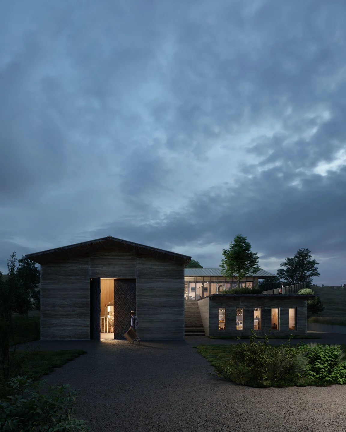 生物气候酒庄,阿斯皮兰丨法国丨Atelier Krauss Architecture-11