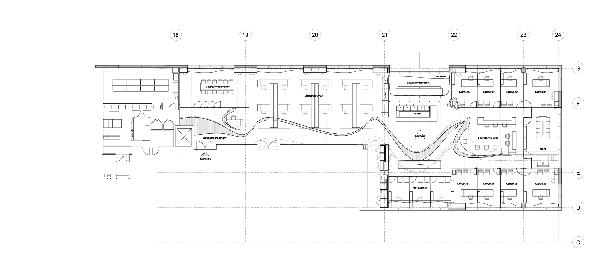 一个主要办公室翻新丨美国丨dECOi Architects-39