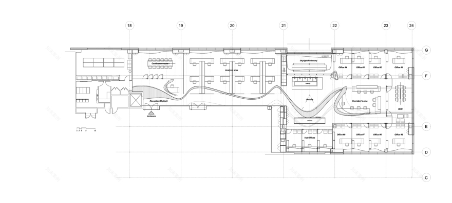 一个主要办公室翻新丨美国丨dECOi Architects-39