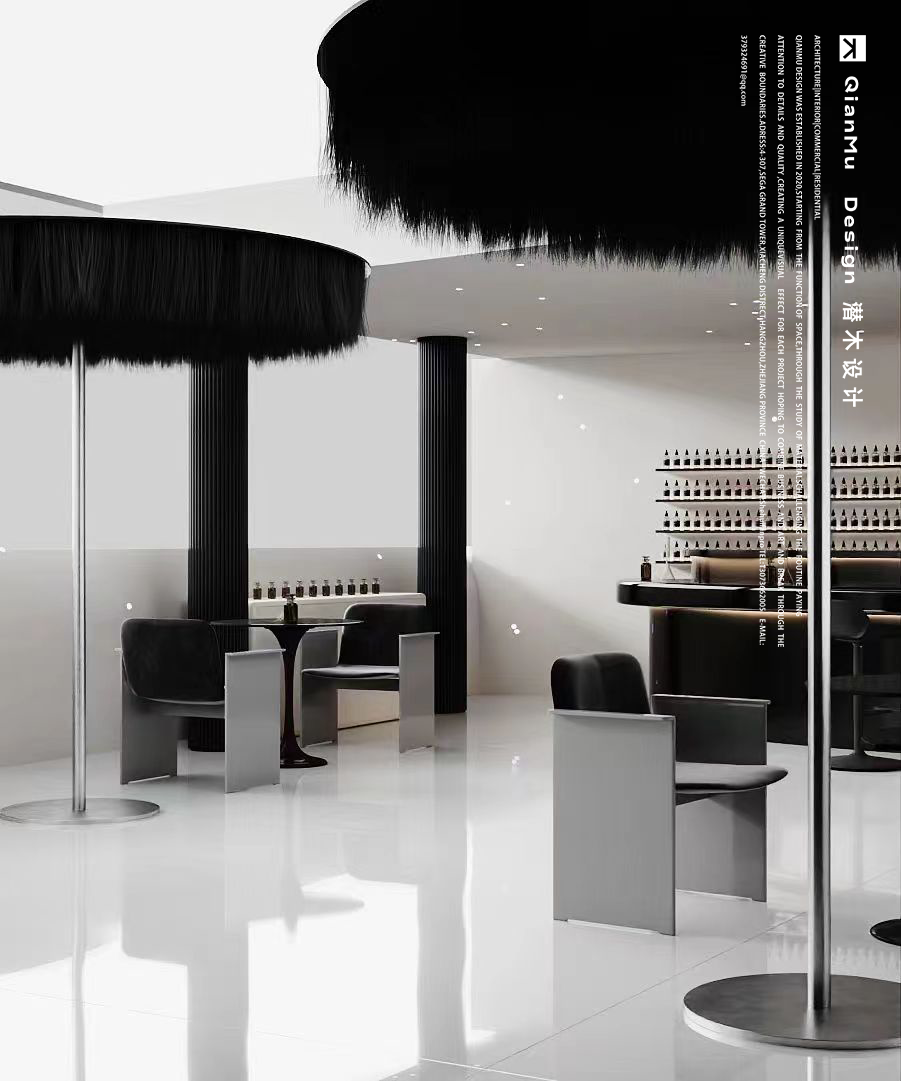 黑紫之境 · 玛莲朵·Spa 现代简约设计探秘丨中国北京丨QIANMU DESIGN-24