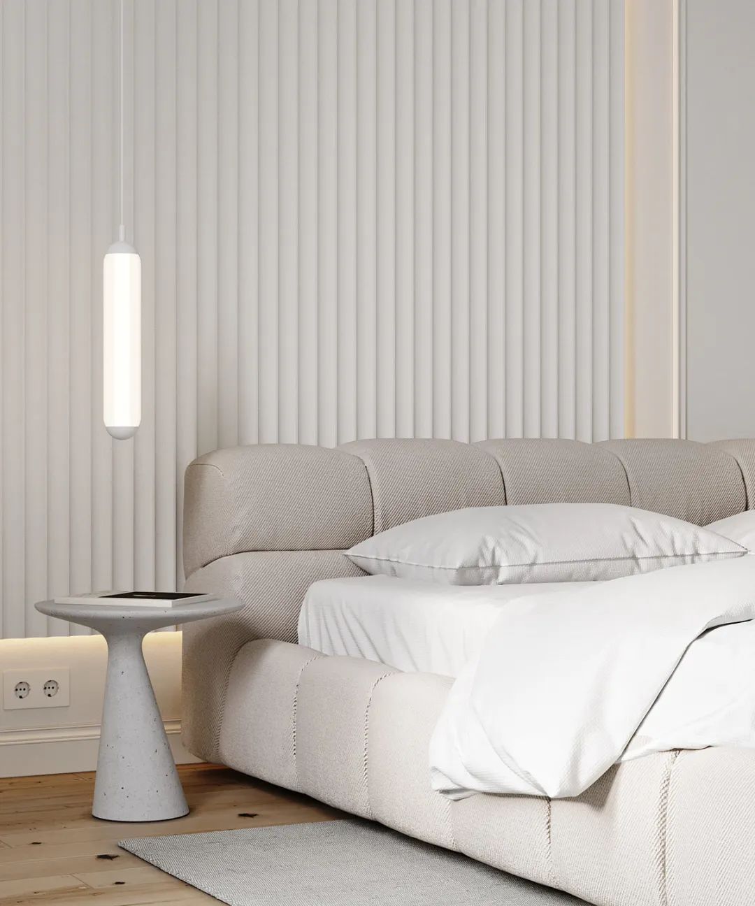 纯白极简公寓丨Shamil Kalimulaev-41