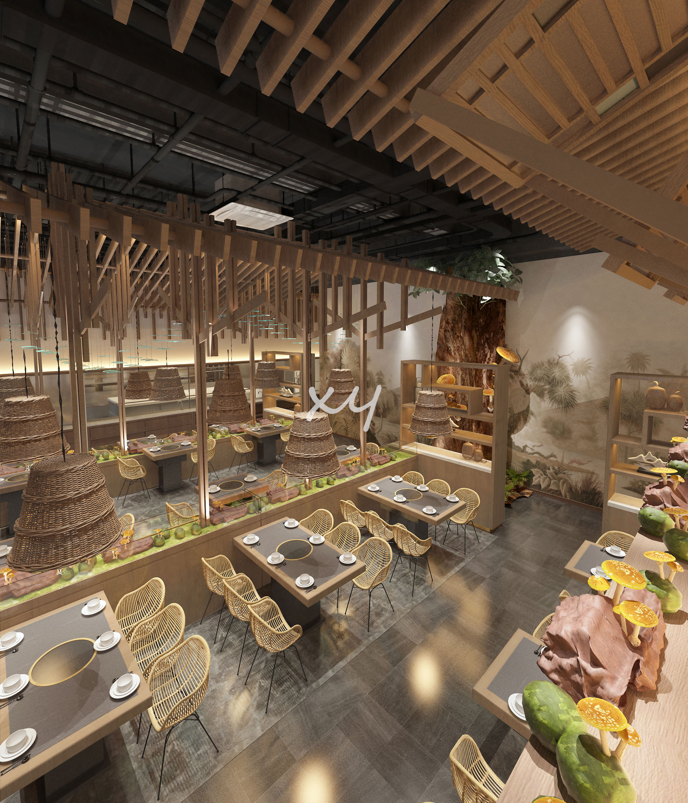 主题餐厅·喧嚣城市中的一片净土-8