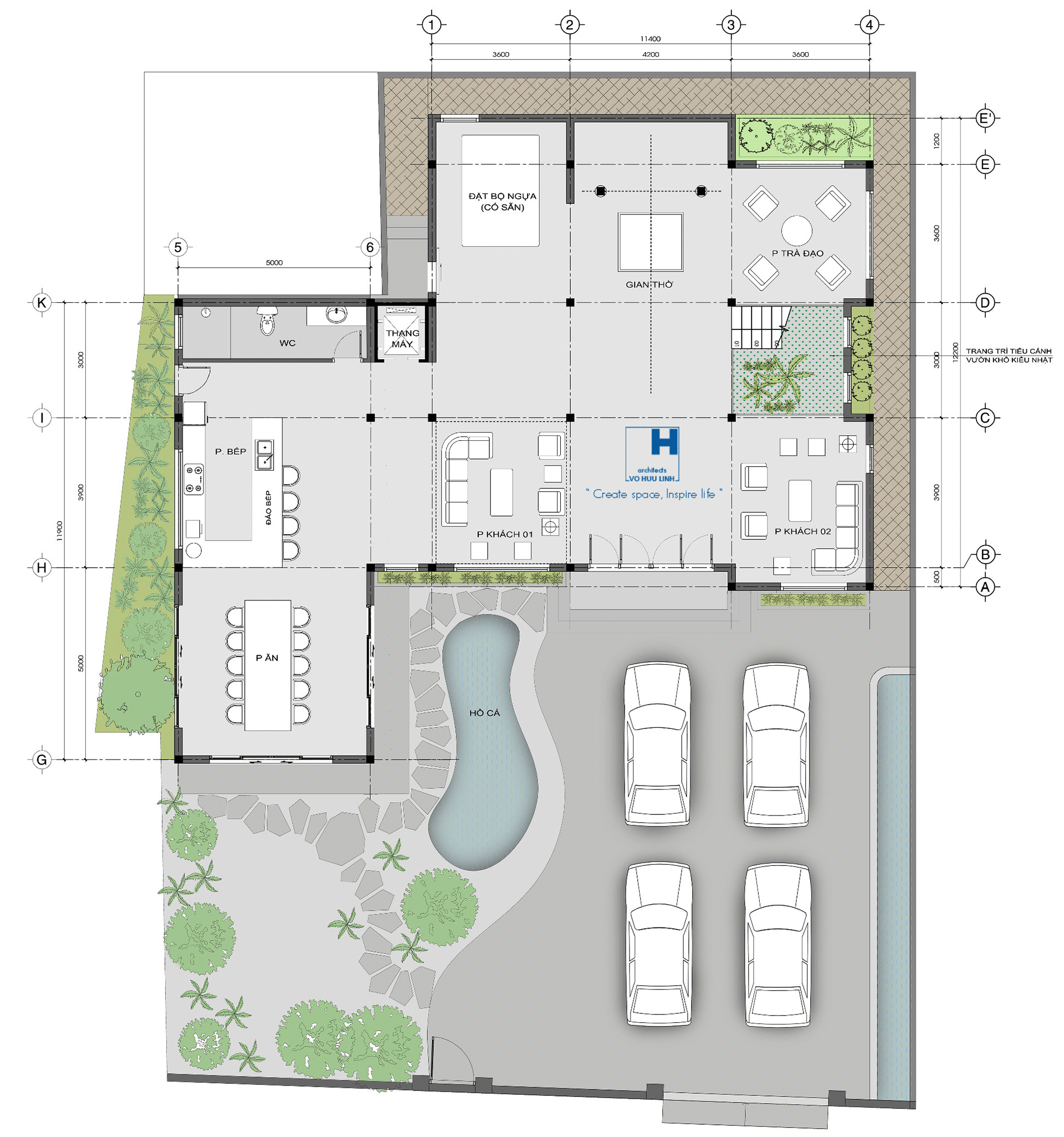东英和谐别墅一号 河内丨VVo Huu Linh Architects-16