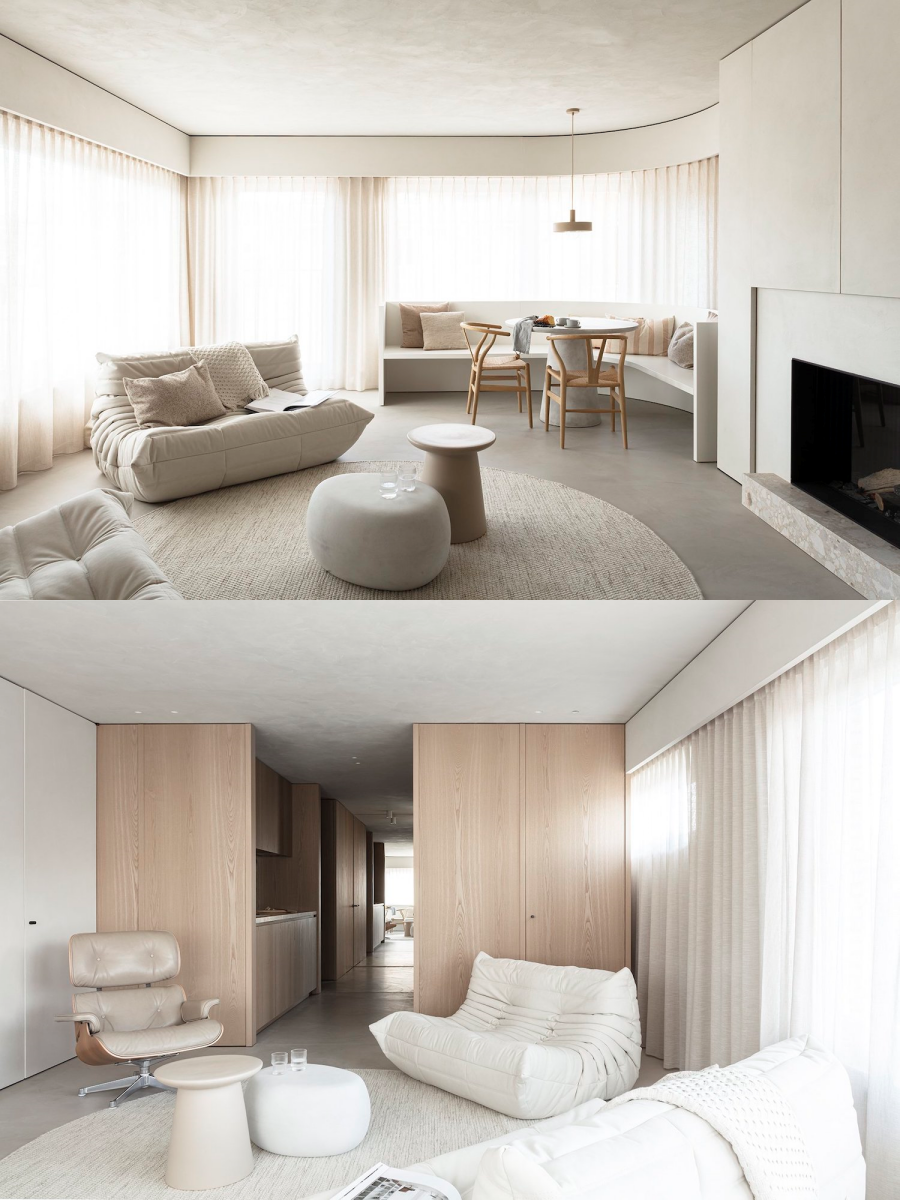 98㎡奶油原木风之家-0