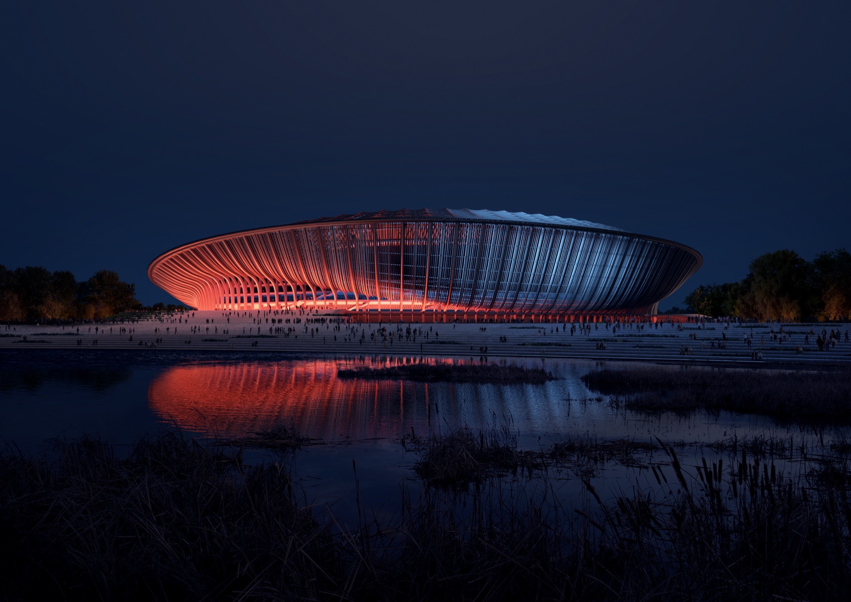 粤港澳大湾区体育中心即将完工 / Zaha Hadid Architects-19