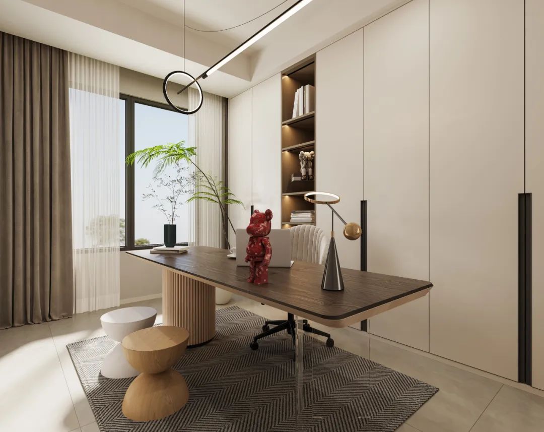 治愈奶油风·峰上名宅-8