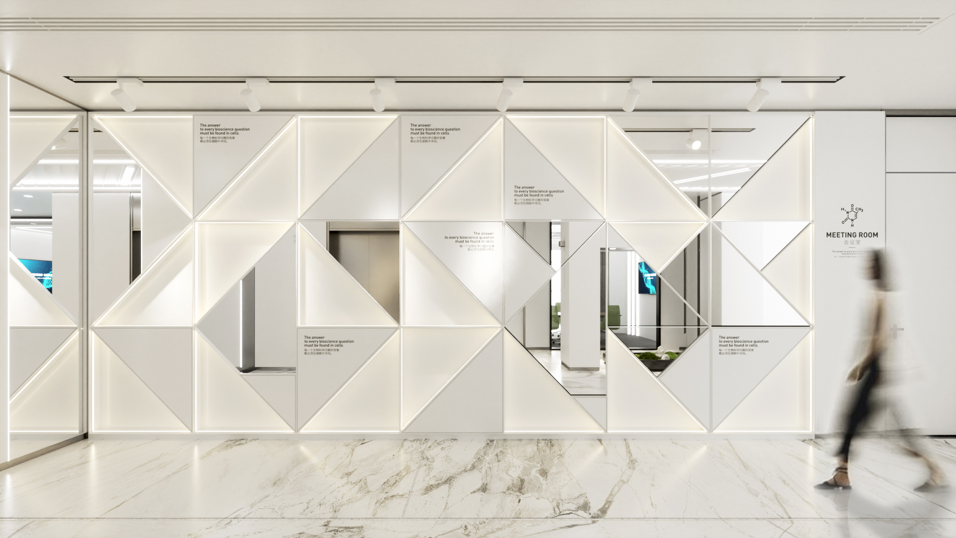 一个生物细胞公司的办公空间设计！-4