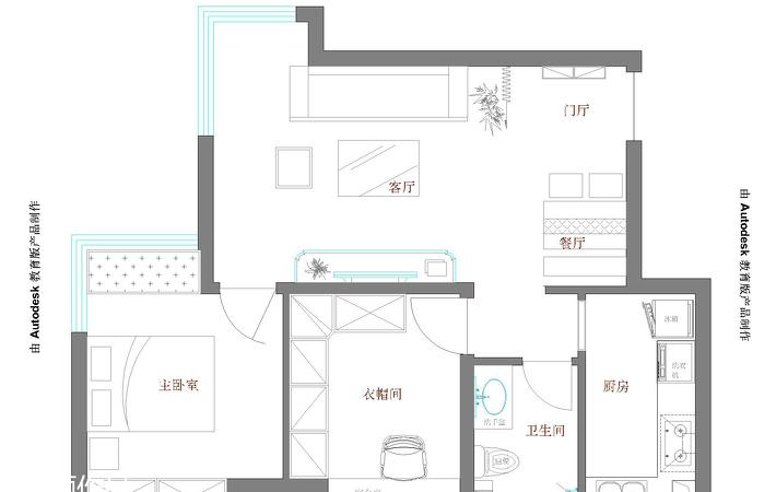 
金地锦城75平东南亚风格 -3