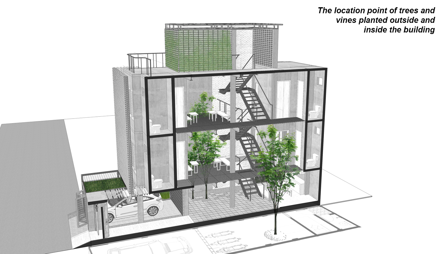 Permeable Junction Boarding House / Andyrahman Architect-13