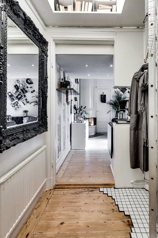 "瑞典 17m²小空间精致公寓设计"-9