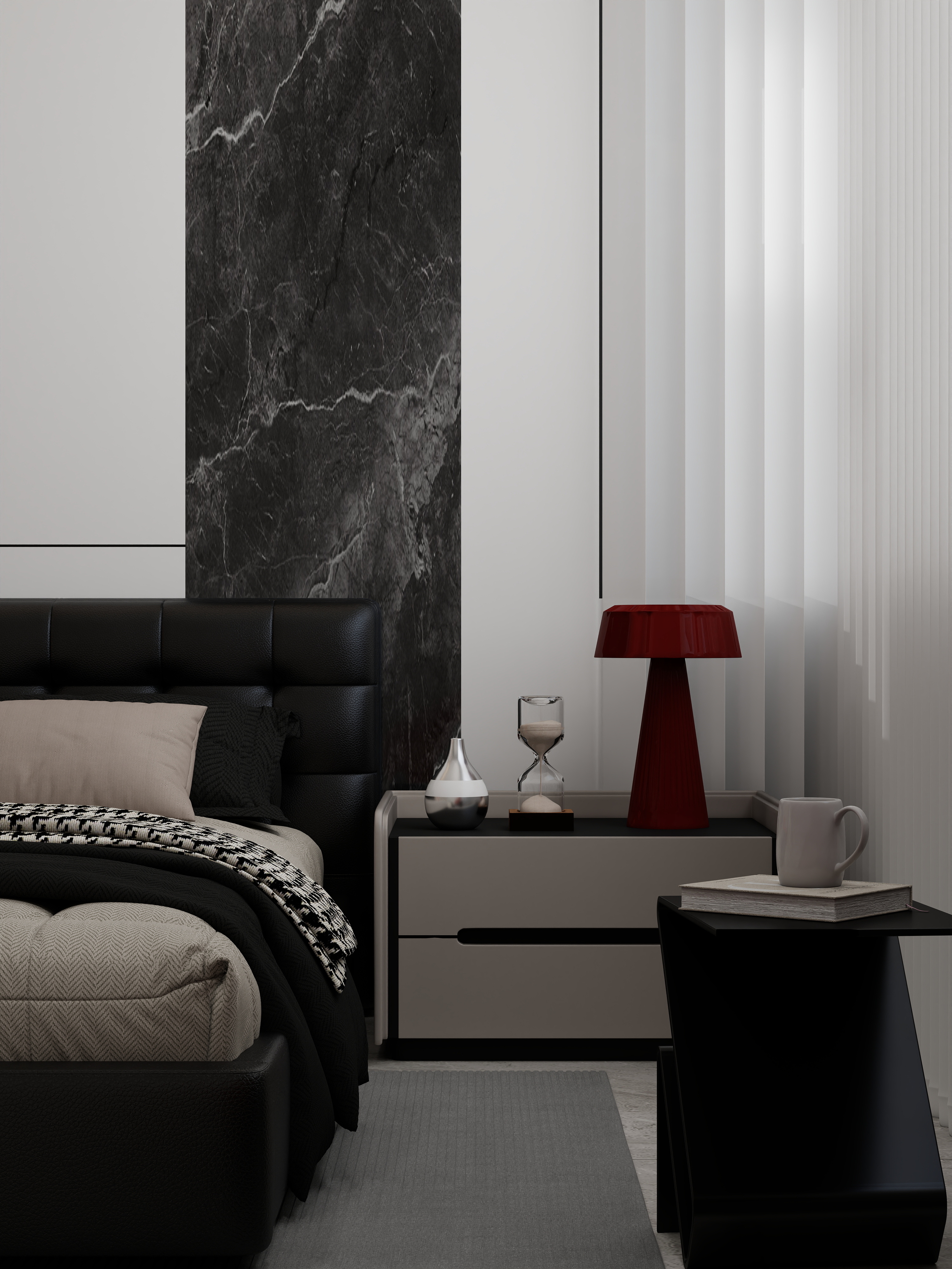 《星汇云城·墨白序曲》极简现代整装设计丨中国广州丨广州市至雅设计装饰工程有限公司-61