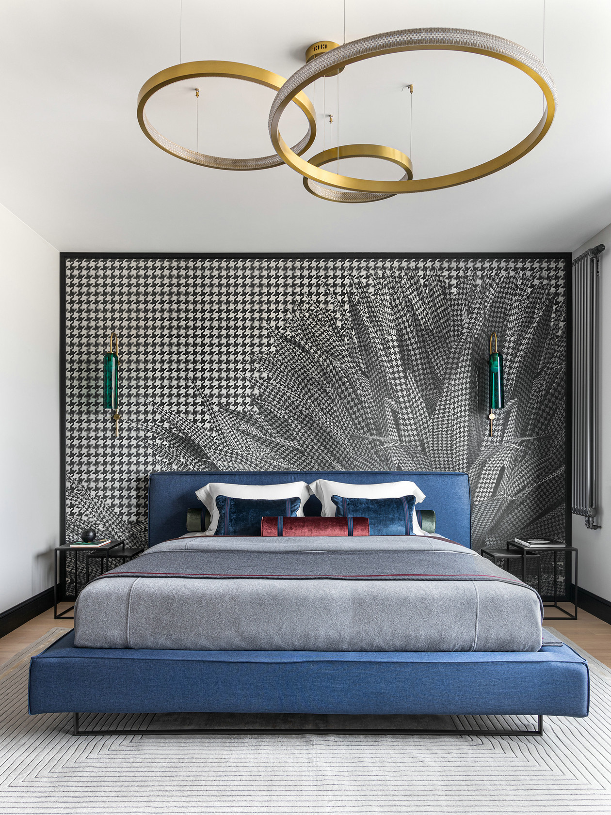 俄罗斯多彩色系公寓设计-14