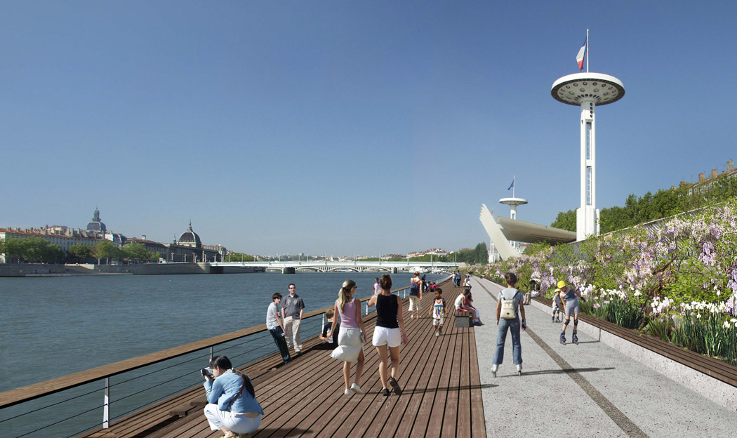 里昂罗讷河畔景观设计-56