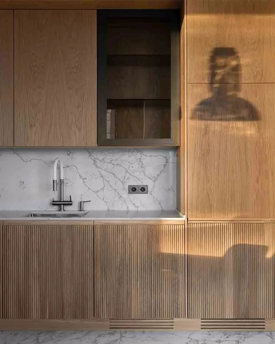 新婚夫妇的 105㎡简约空间设计丨Elena Lyakina-16