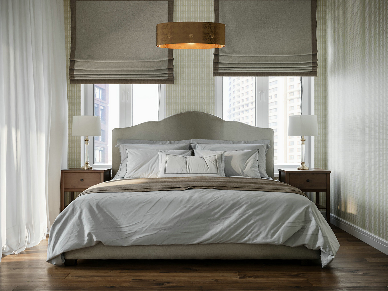 现代美式家居设计,温馨优雅的华丽融合-12