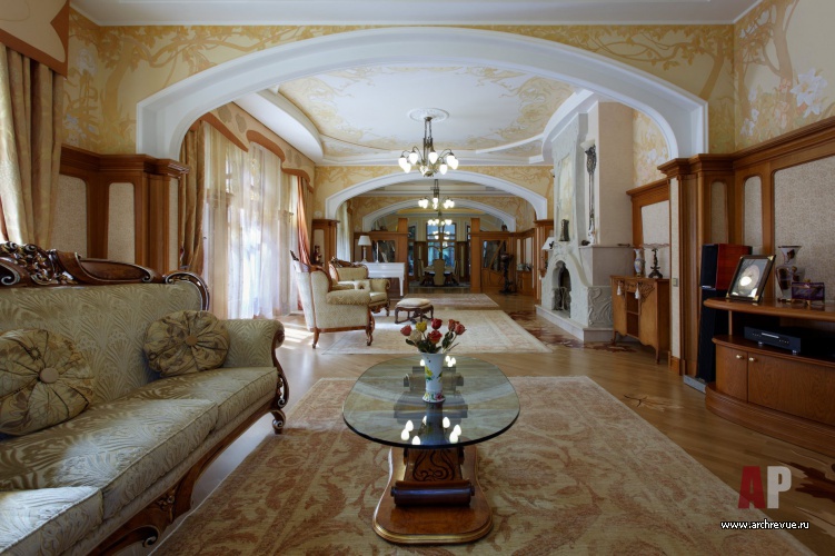 现代风格庄园室内外设计项目丨俄罗斯莫斯科-37