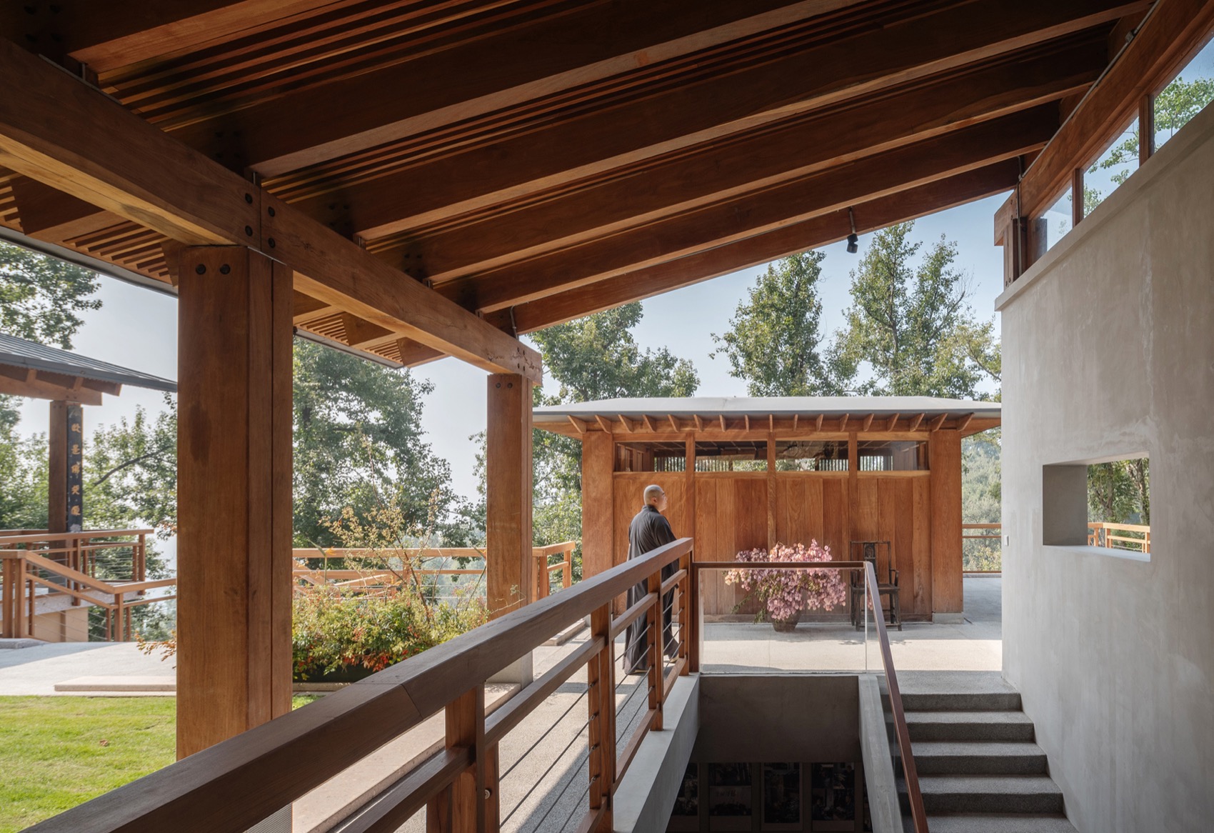 东方山佛教协会改造设计丨中国黄石丨反几建筑-31