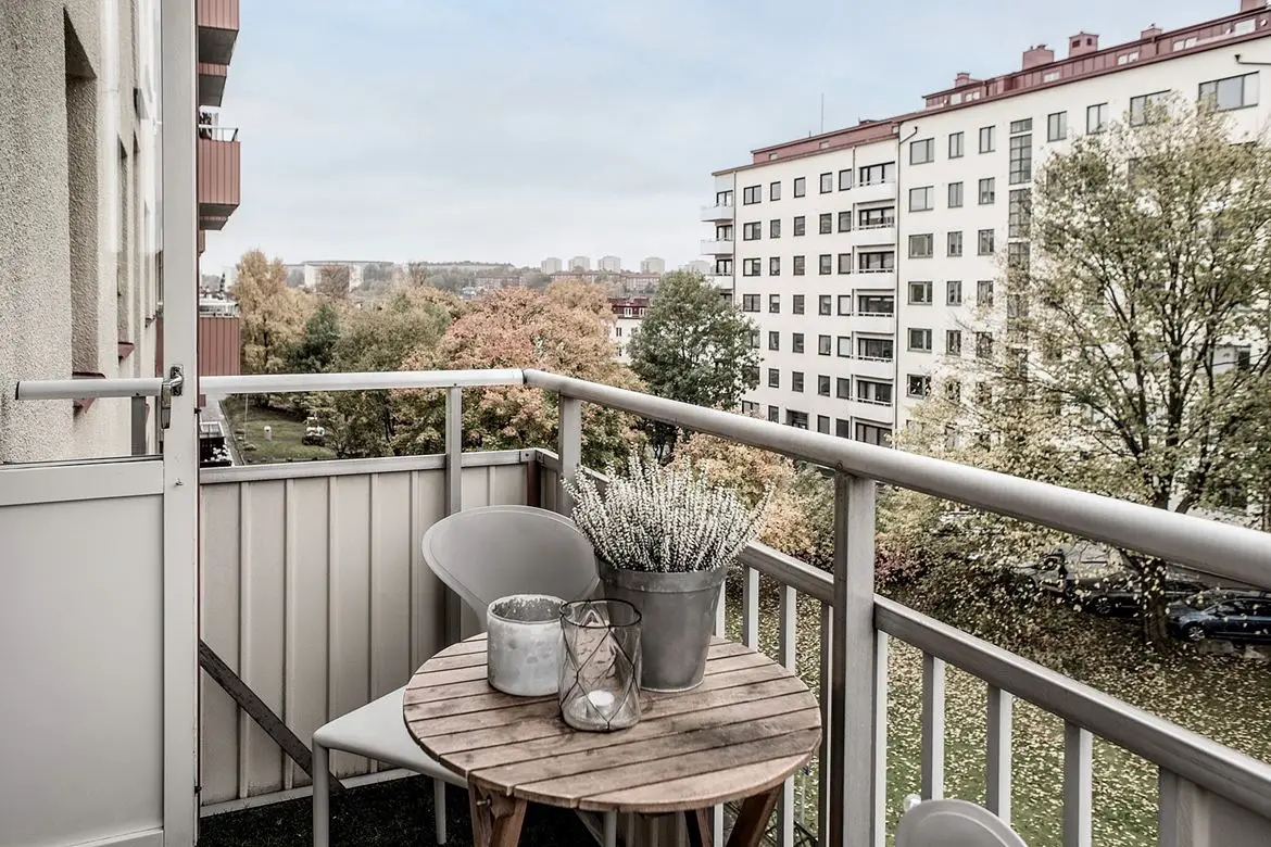 现代简约，绿色生活 | 两套不同面积的 Scandinave 风格公寓设计-17