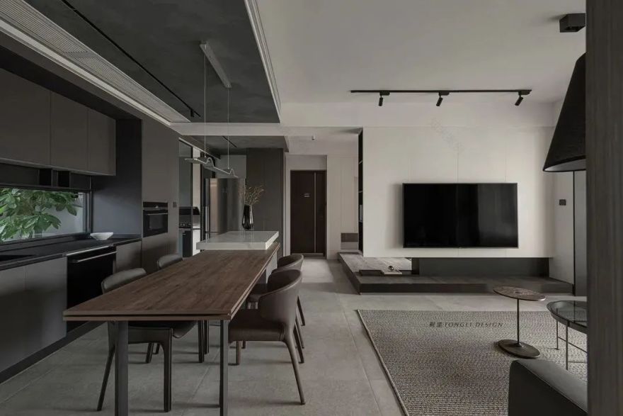 静谧深海蓝,游园般的住宅设计-33