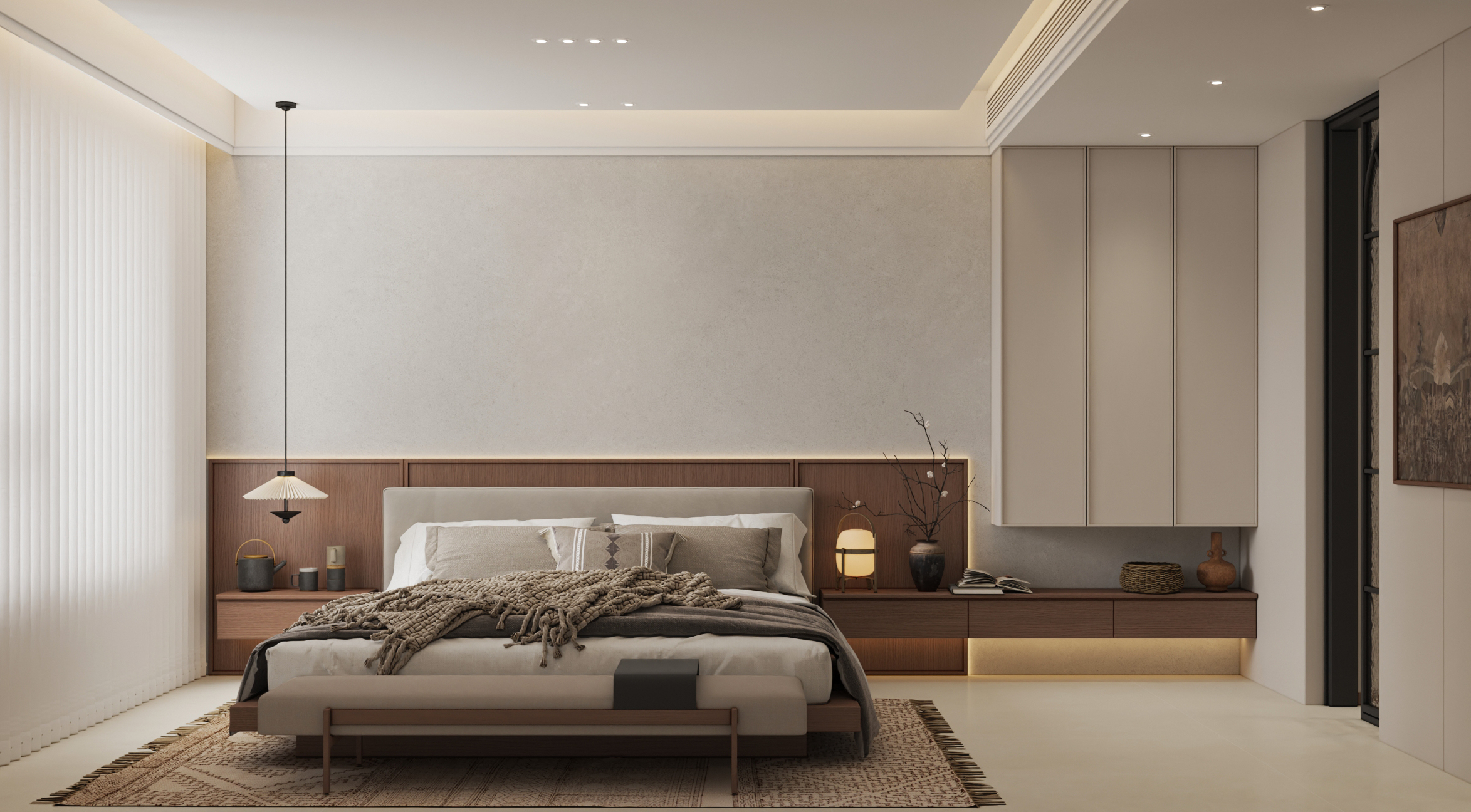 武汉-华发外滩首府145平 中古风-7