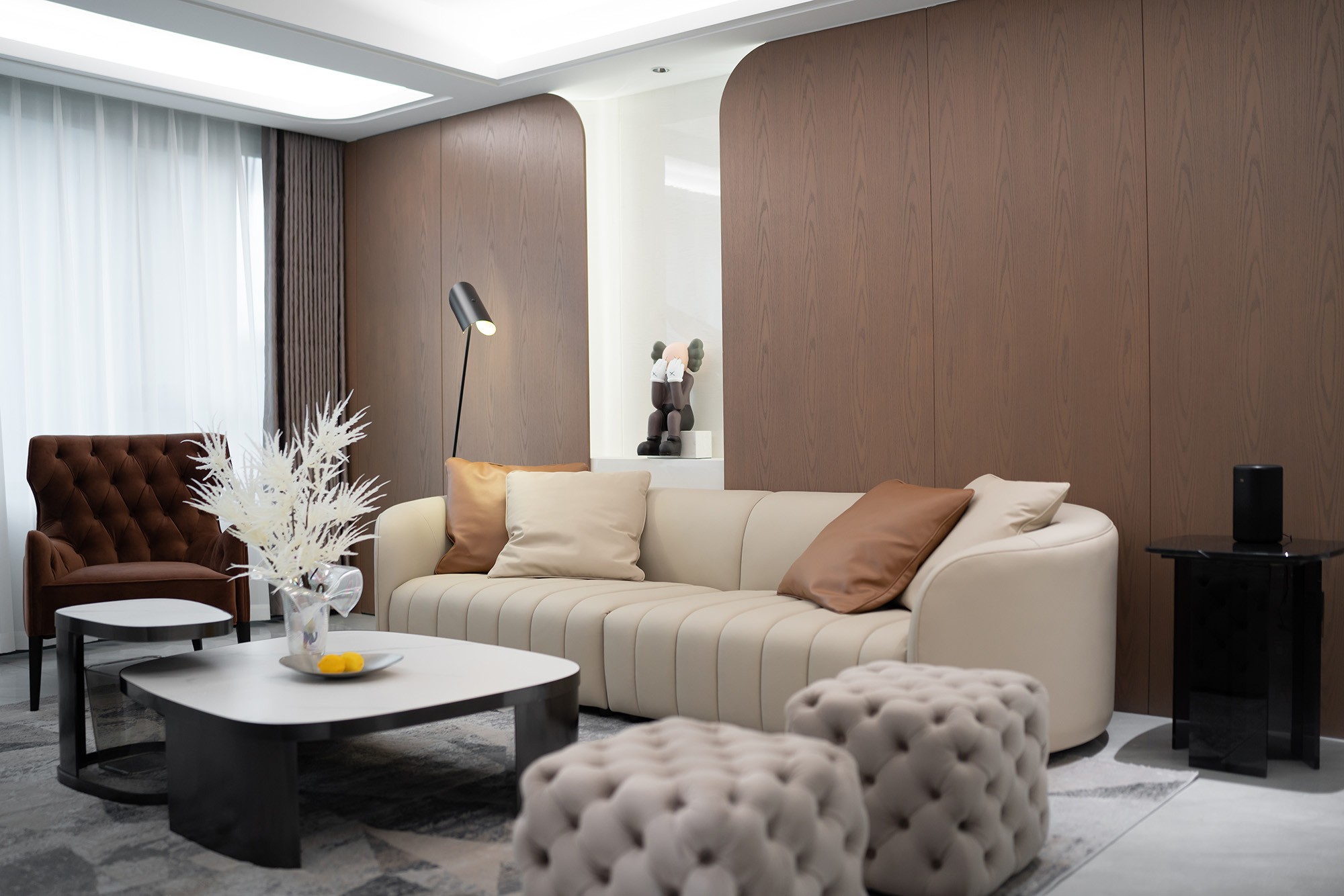 知了空间设计｜纯粹与雅奢丨知了设计,河马艺术-14