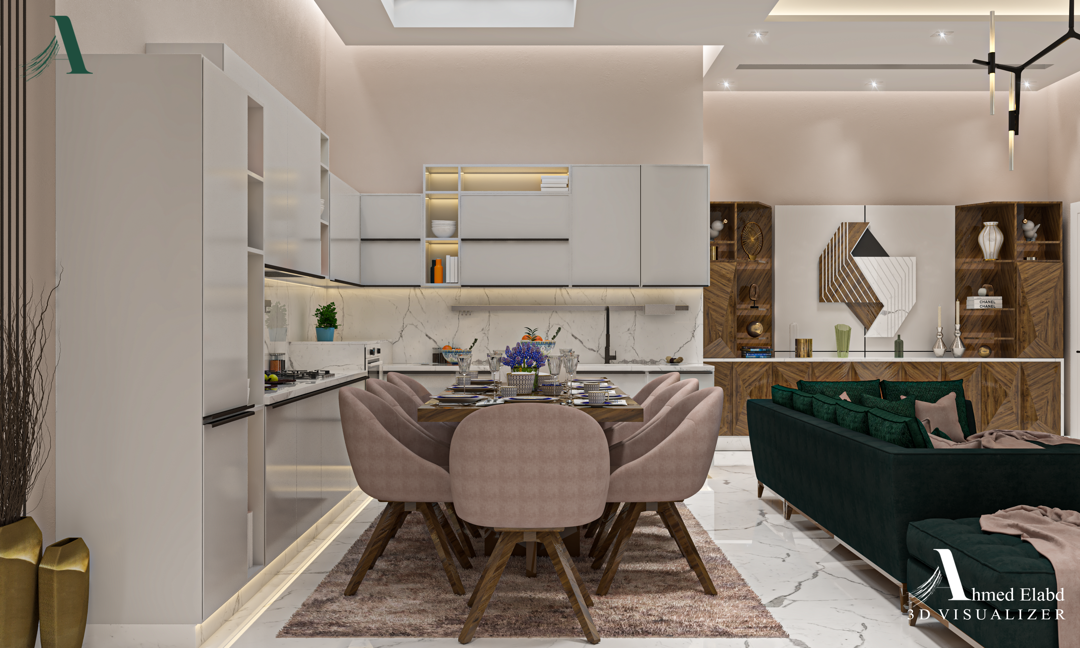 Family Hall and Dining + Pantry-3