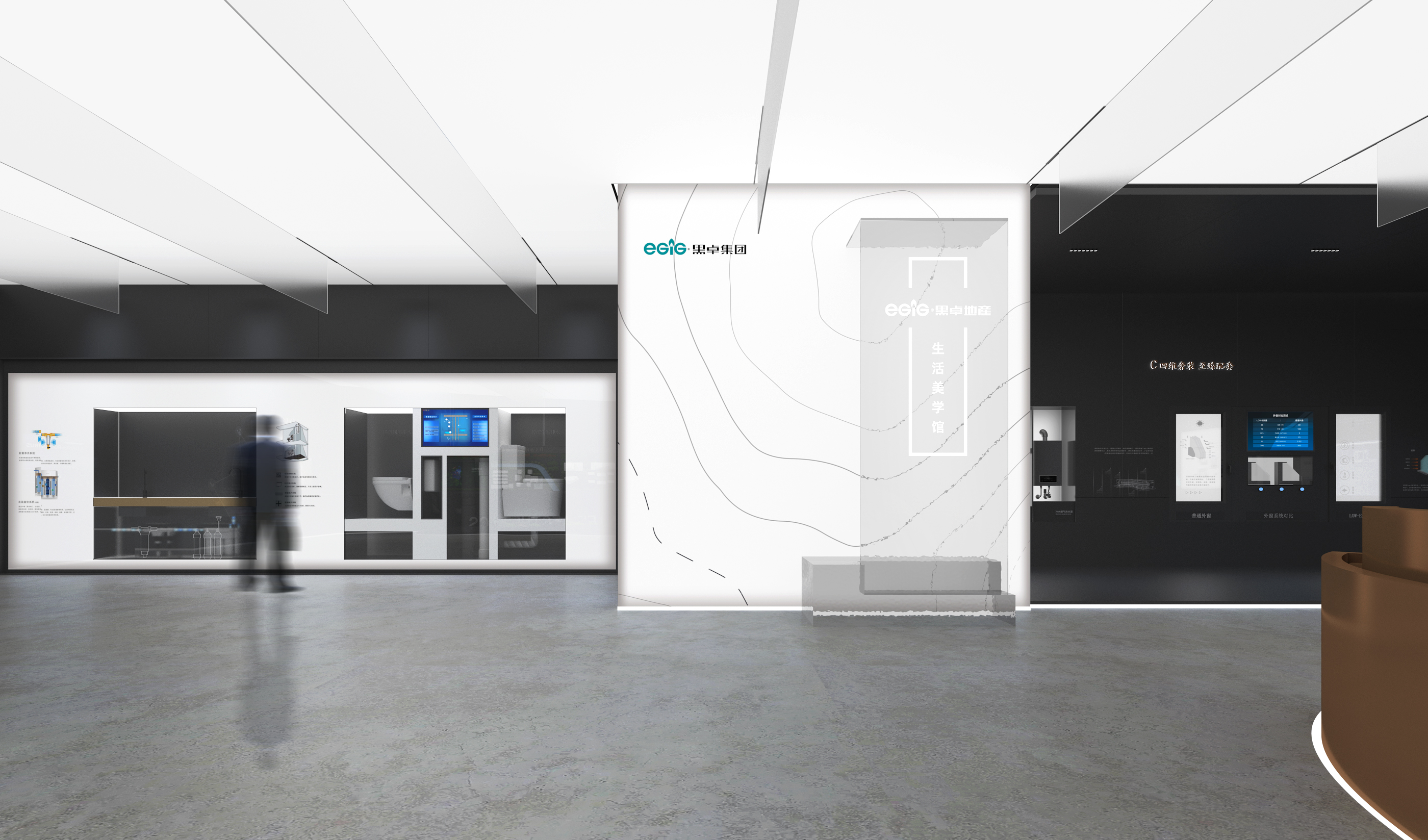 青岛黑卓美学馆空间设计-5