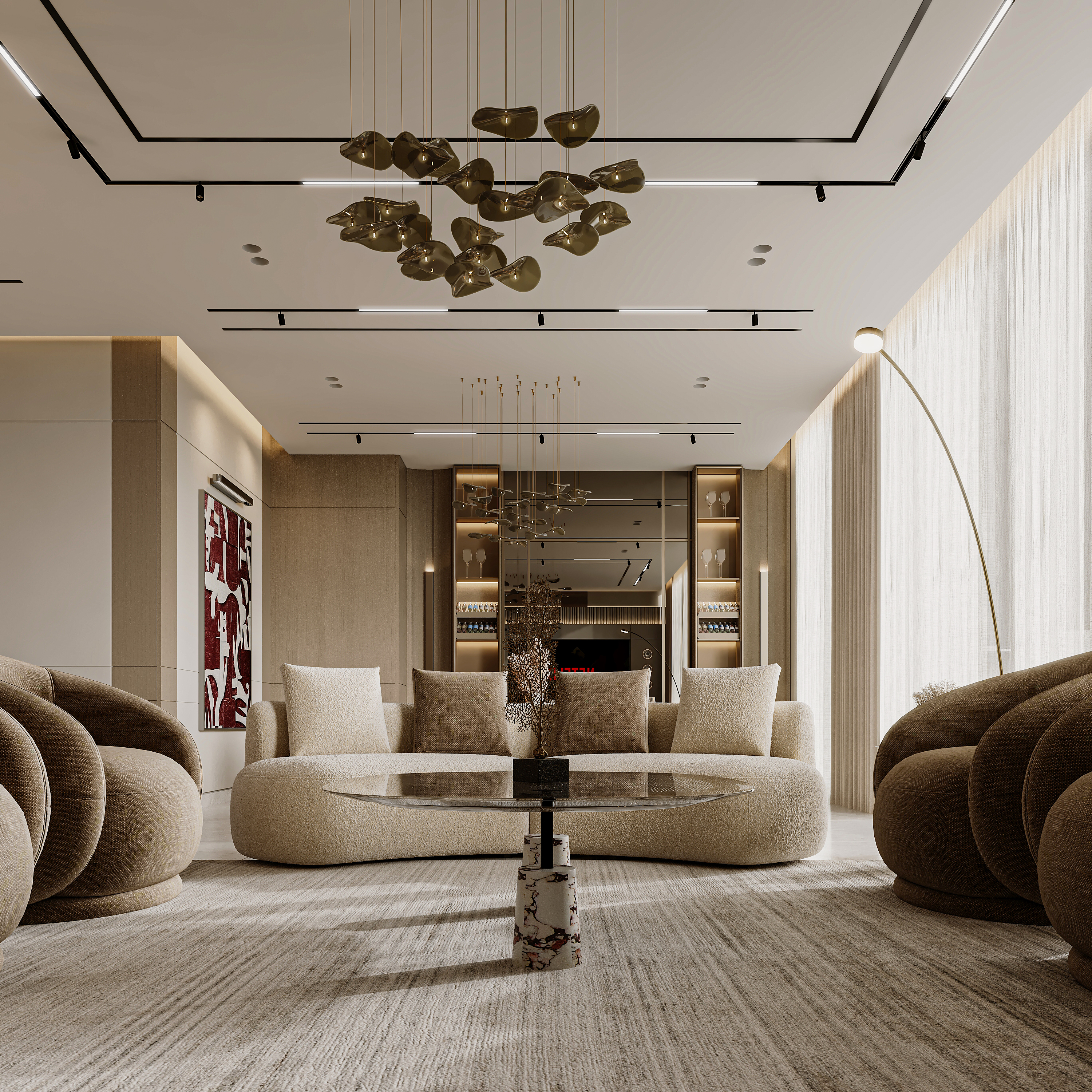 大厅室内设计丨KT_DESIGN STUDIO-14