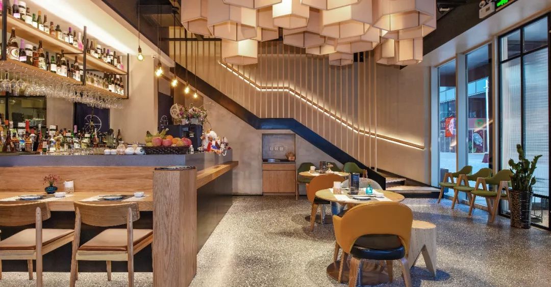 青岛小柒食社——日式西餐创意料理餐厅设计-2