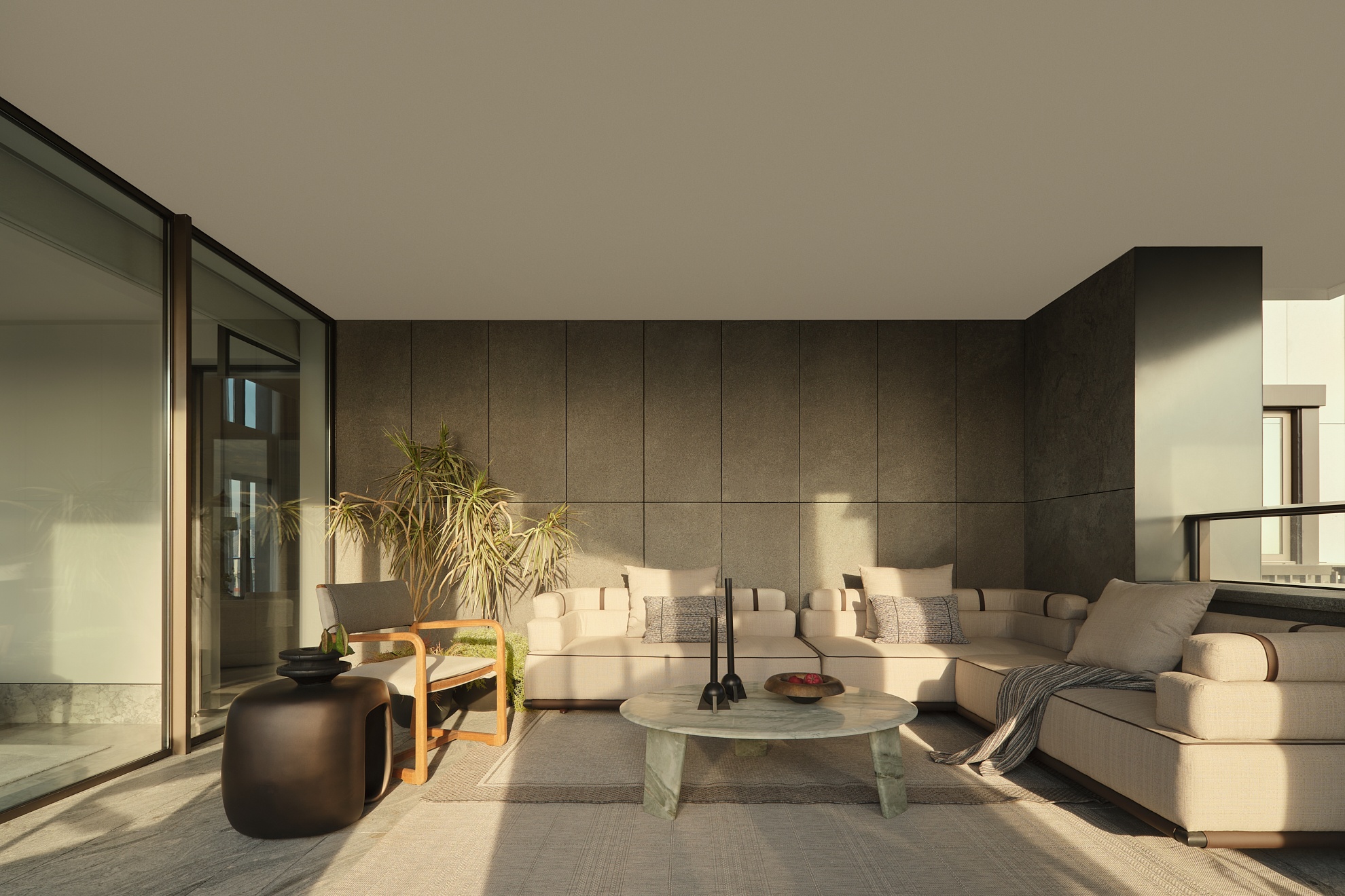 霍英东集团南天名苑复式丨中国广州丨硬装WJID维几设计,软装OPS观致设计-34