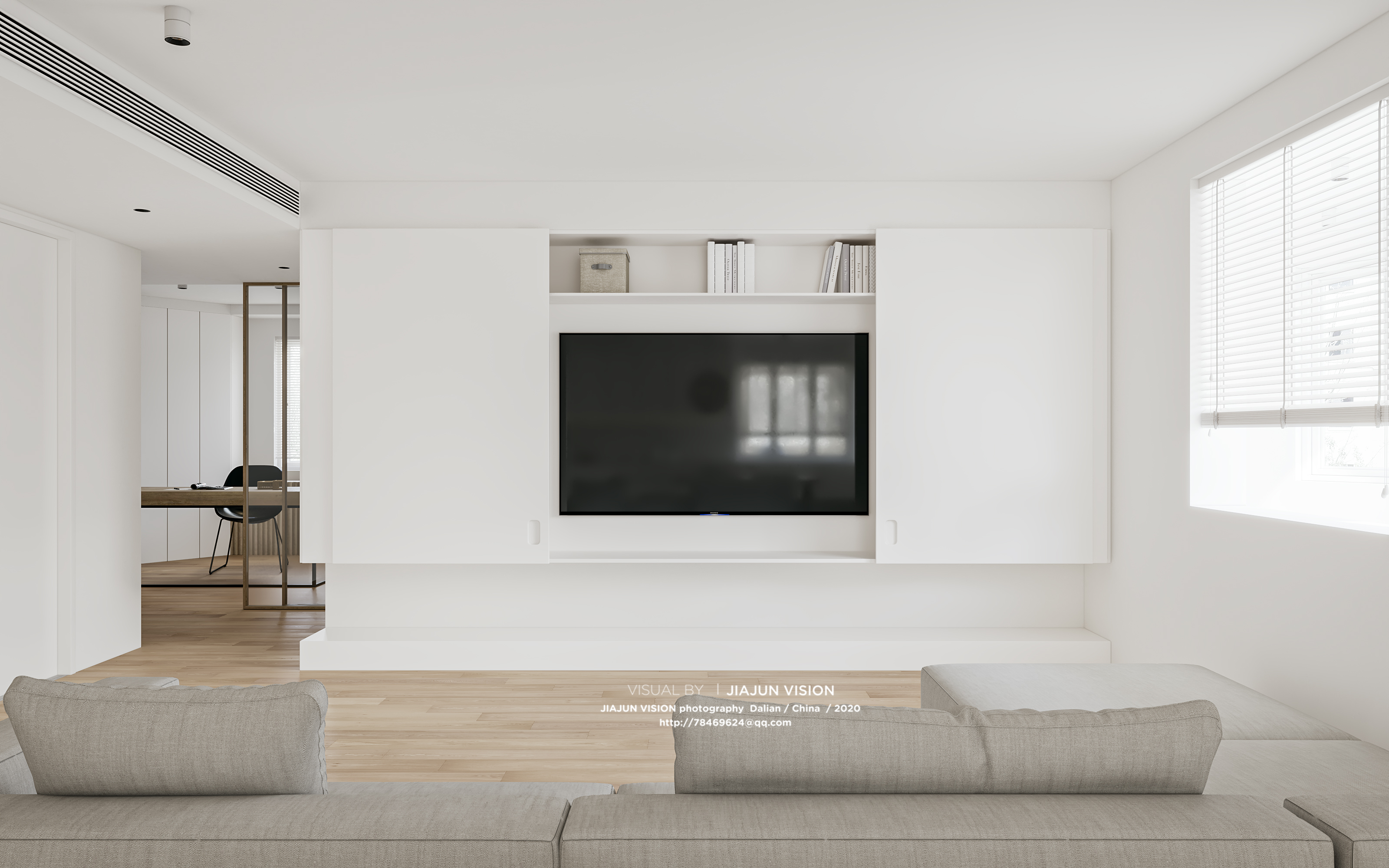 现代极简风格效果图展示——干净利落的空间美学-9