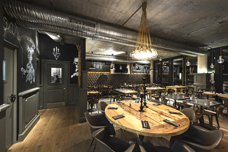 尼斯埃德加•汉堡 LOFT风格餐厅-6