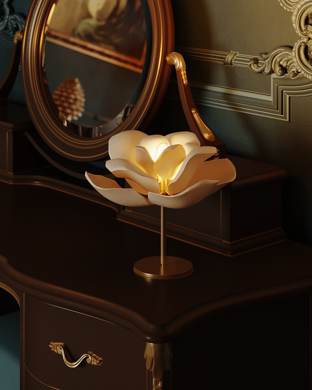 欧式田园卧室丨英国伦敦丨Emil Bayramov-14