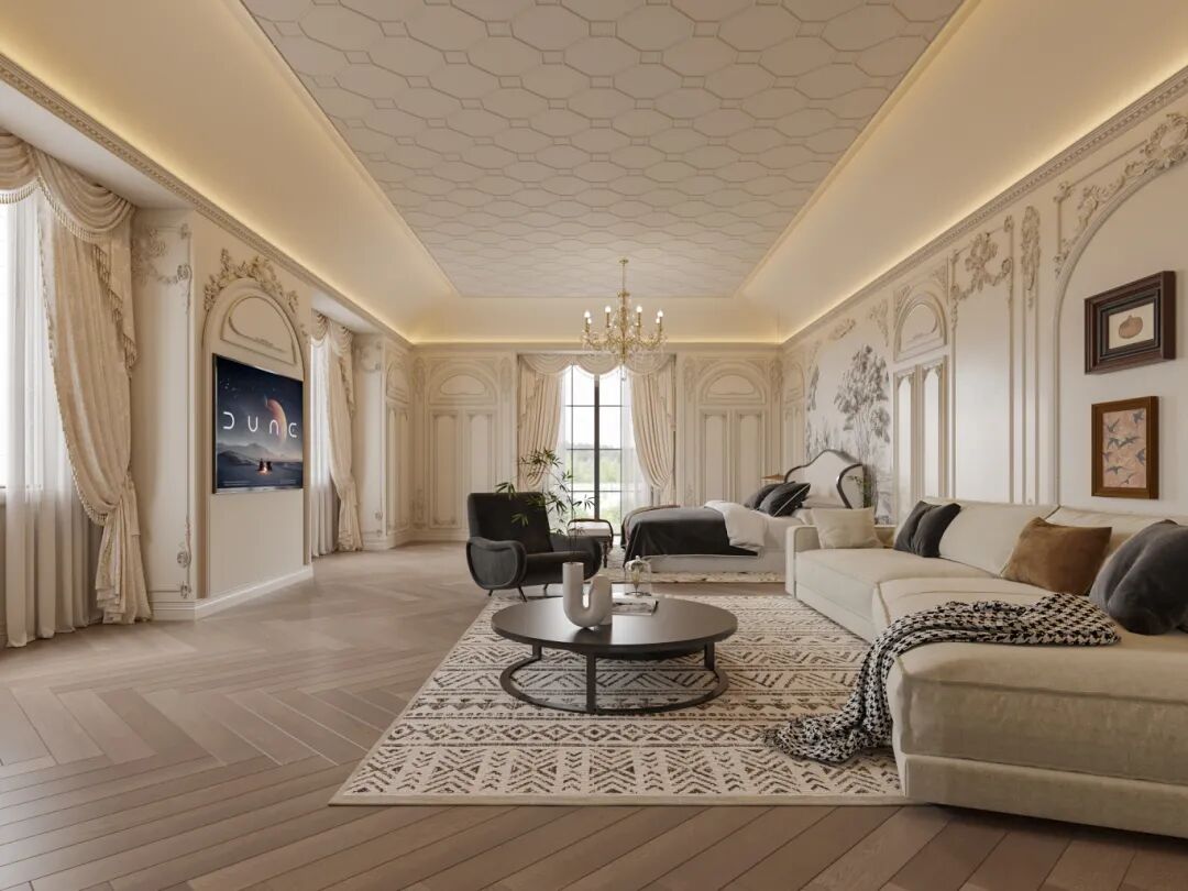 P.W.璞物设计丨多伦多1300㎡独栋别墅，雕花琢韵墅写人生-99