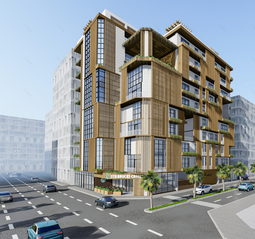 Soleil 商住塔楼丨埃及丨建筑学四年级学生-9