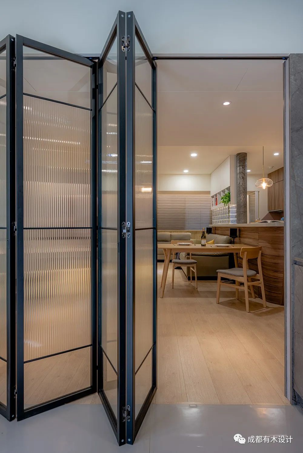 现代简约原木色清朗宅邸丨基因皓-44