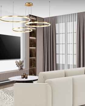 四居室公寓设计项目丨俄罗斯莫斯科丨EKATERINA OSEPCHUK