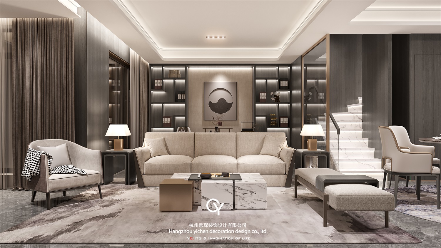 退伍军人跨界室内设计丨中国杭州丨杭州新方向-37