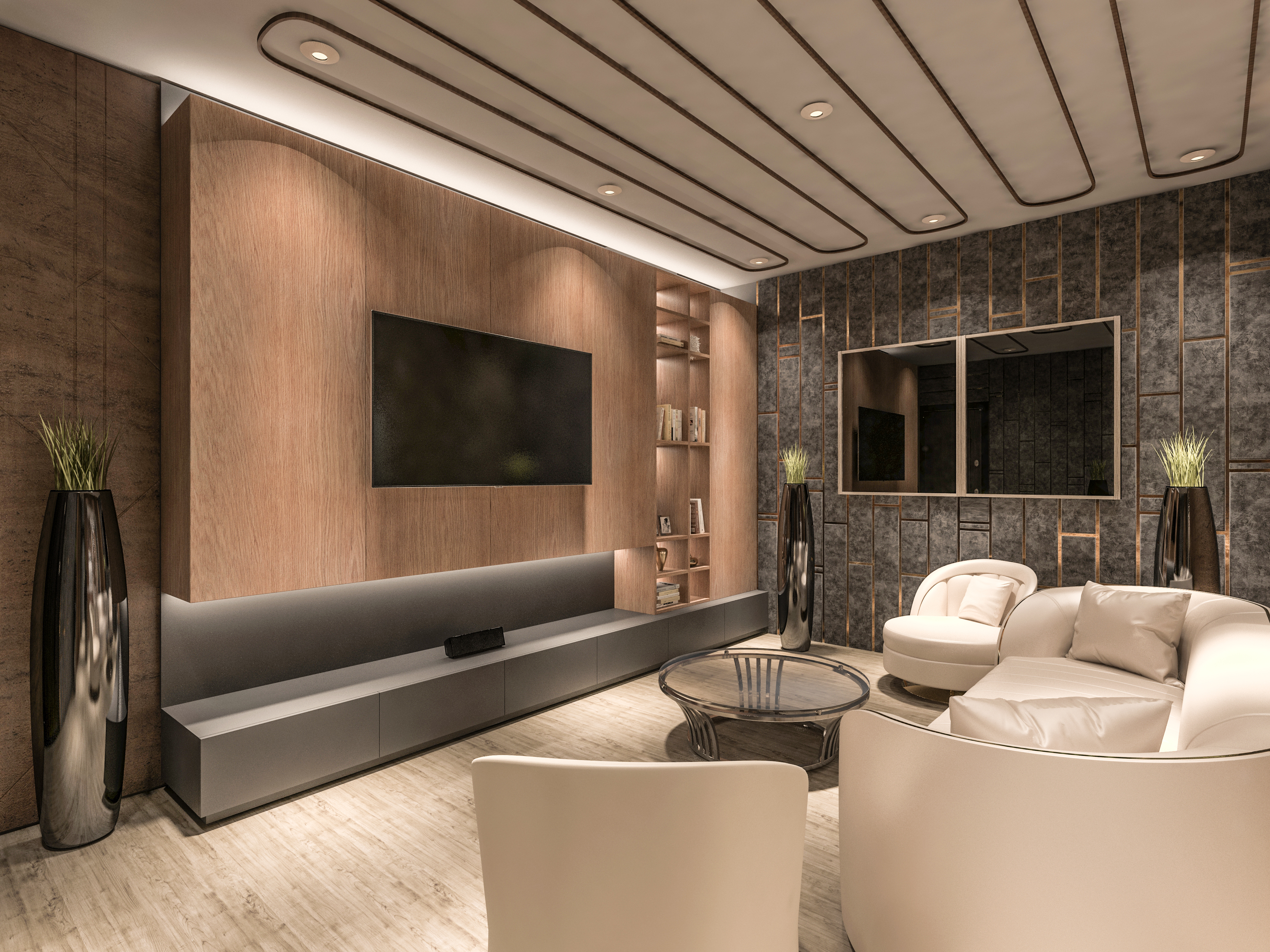 Modern Reception & Kitchen-2