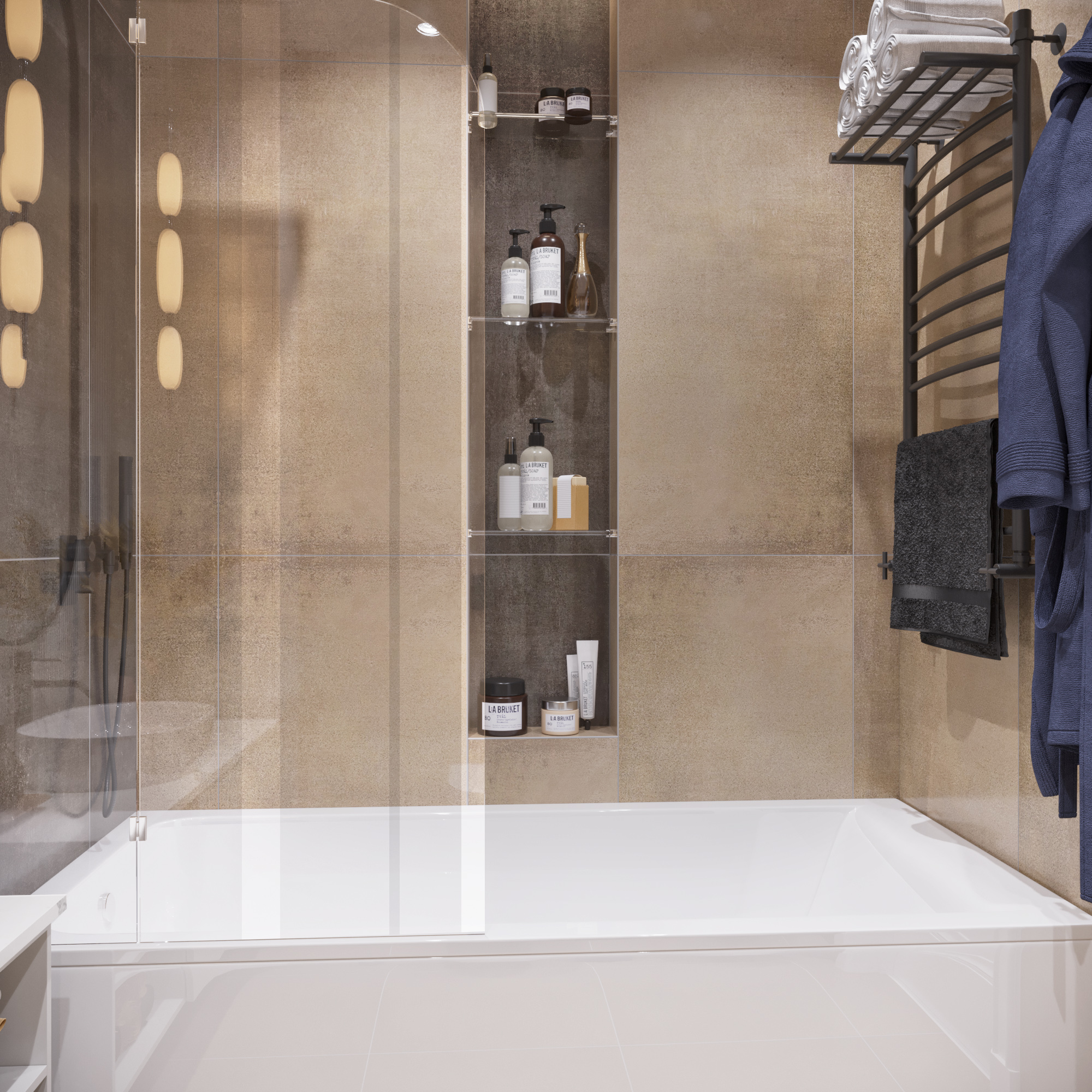 Design of an apartment 240m2 Greenwich.Tashkent.-38