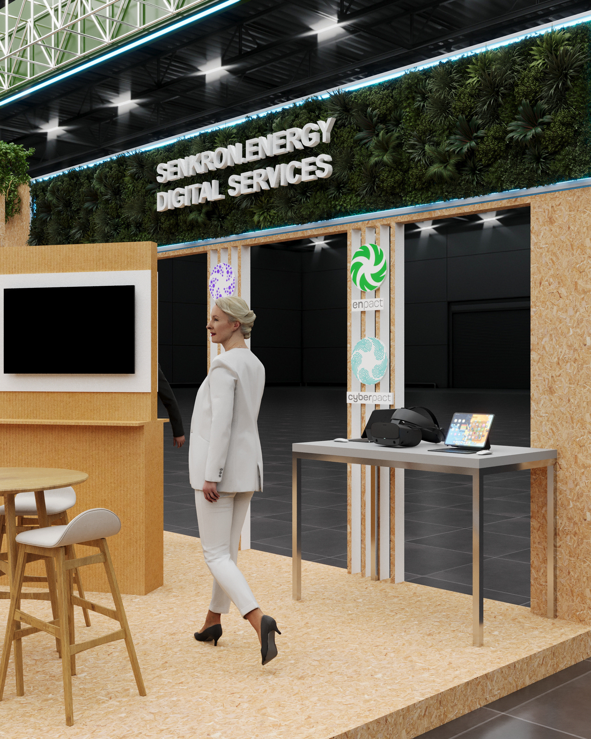 Senkron Energy 数字服务展位设计丨Begum Seckin-15