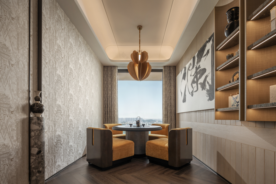 奥迅X新作|流动艺术馆一826㎡顶层复式豪宅设计-69