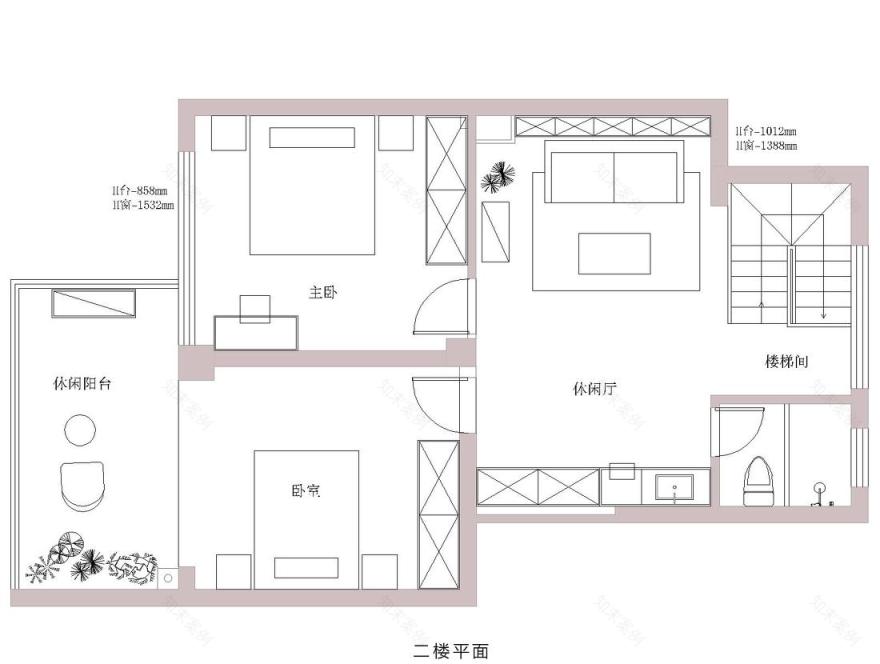 纯白+木色舒适惬意生活空间设计-38