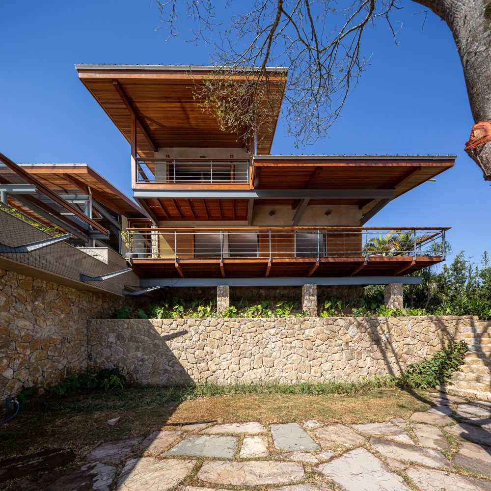 巴西水库旁的全景住宅设计-15