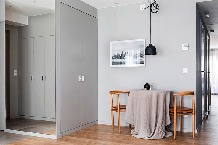 斯德哥尔摩 51 平米灰色 blue 公寓 | 独特色彩搭配营造温馨北欧风-10